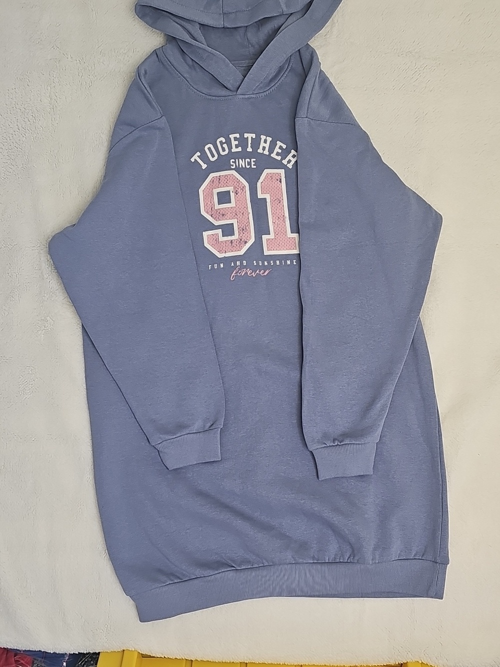 Esmara Women's Blue Hoodie Sweater Size M